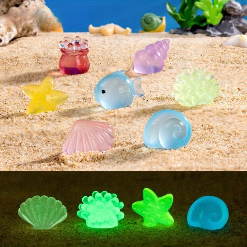 Aquarium Fish Glow In The Dark - Светящиеся в темноте миниатюрные фигурки морских