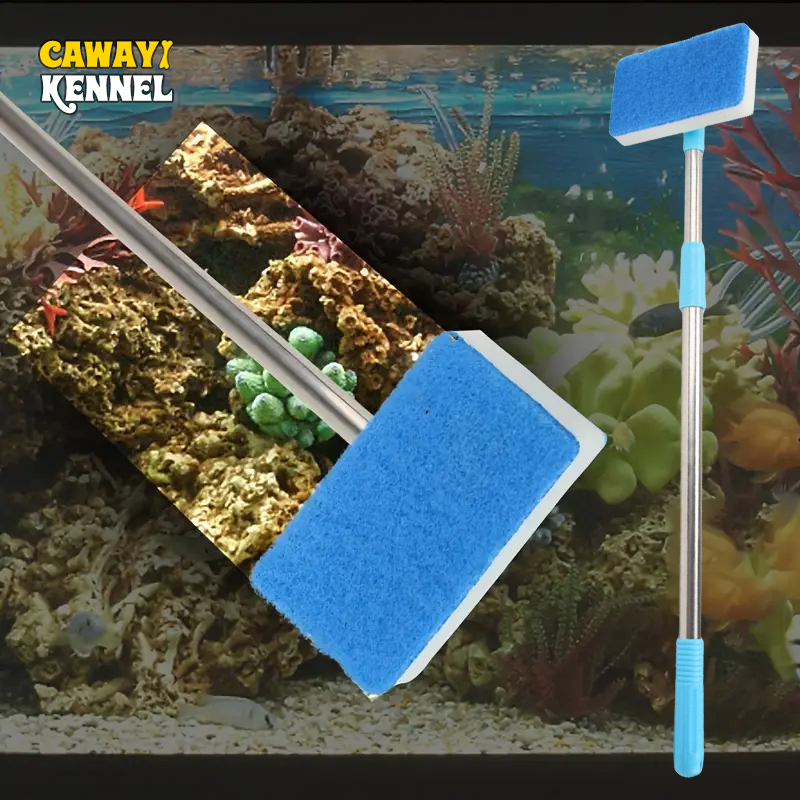 Cleaner Fish Aquarium - Телескопическая ручка 55–95 см 180 °