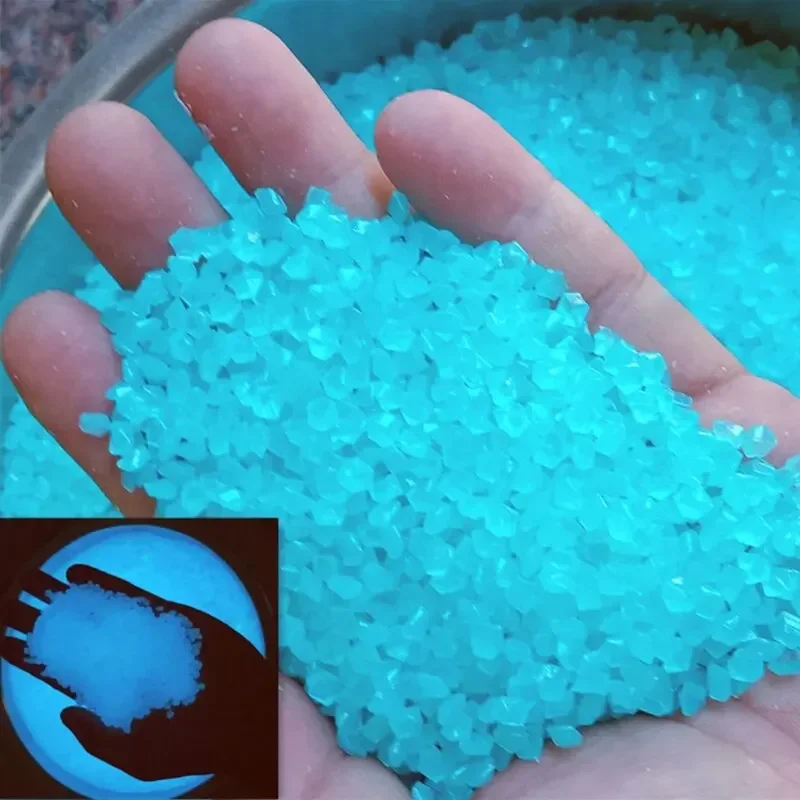 Aquarium Fish Glow In The Dark - 1000 шт. 3-5 мм светящийся песок,