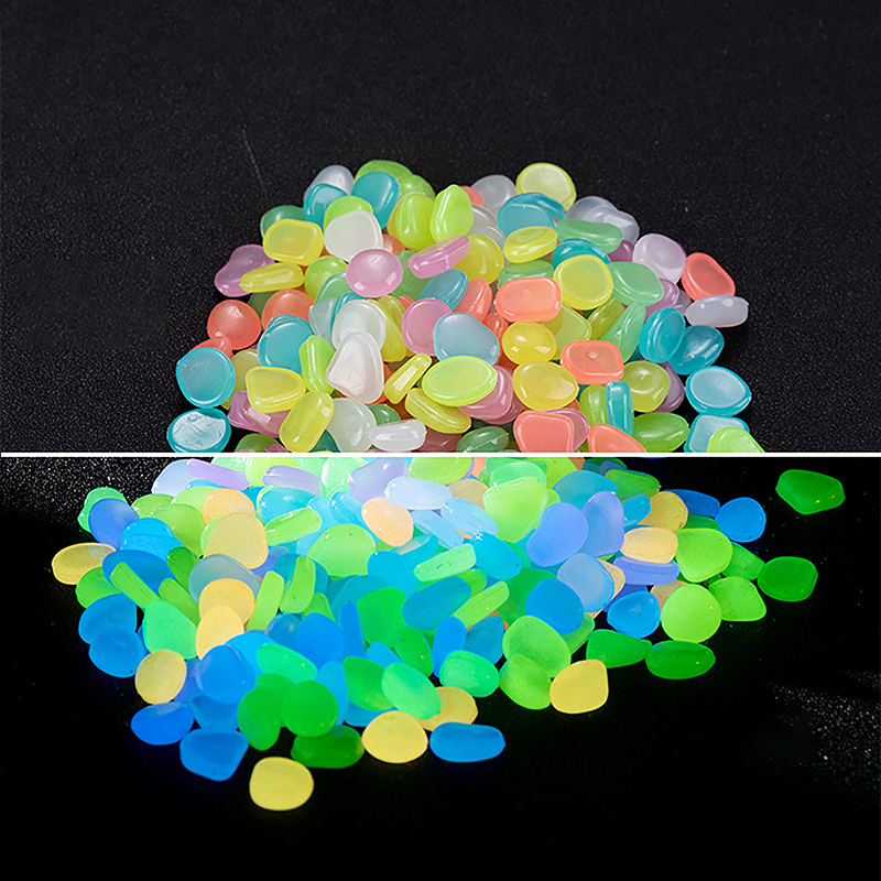 100 шт. светящихся камней для  – обзор и цена Aquarium Fish Glow In The Dark
