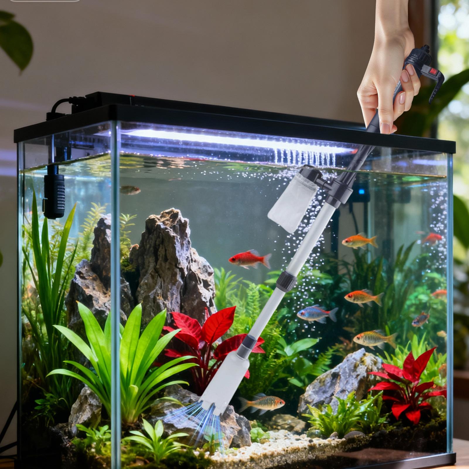 Телескопический электрический  – обзор и цена Cleaner Fish Aquarium