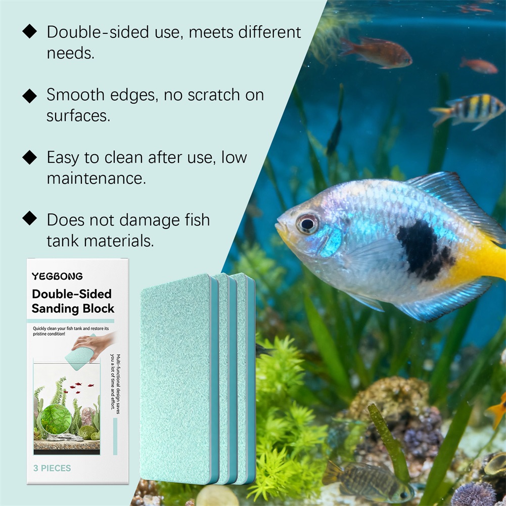 Набор из 3 губок для чистки ак – обзор и цена Cleaner Fish Aquarium